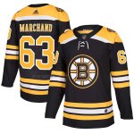 Camiseta Hockey Boston Bruins Brad Marchand Autentico Negro
