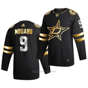 Camiseta Hockey Dallas Stars Mike Modano Golden Edition Limited Autentico 2020-21 Negro
