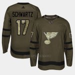 Camiseta St. Louis Blues Jaden Schwartz Camo Salute To Service