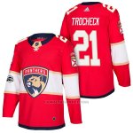 Camiseta Hockey Hombre Autentico Florida Panthers 21 Vincent Trocheck Home 2018 Rojo