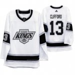 Camiseta Hockey Los Angeles Kings Kyle Clifford Heritage Throwback Blanco