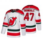 Camiseta New Jersey Devils John Quenneville Alternato Autentico Blanco