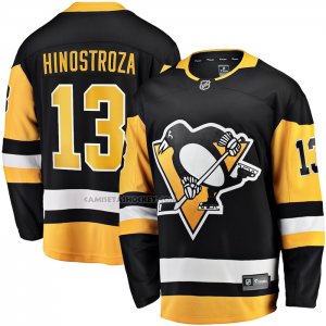 Camiseta Hockey Pittsburgh Penguins Vinnie Hinostroza Primera Breakaway Negro