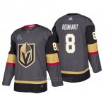 Camiseta Golden Knights Griffin Reinhart Bound Patch 2018 Stanley Cup Final Gris