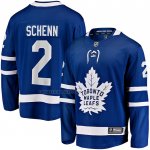 Camiseta Hockey Toronto Maple Leafs Luke Schenn Primera Breakaway Azul