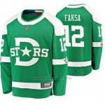 Camiseta Hockey Dallas Stars Radek Faksa Breakaway Jugador 2020 Winter Classic Verde