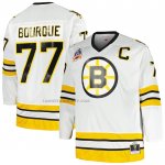 Camiseta Hockey Boston Bruins Ray Bourque Mitchell & Ness Big & Tall Captain Patch Blue Line Blanco