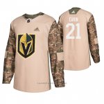 Camiseta Hockey Vegas Golden Knights Cody Eakin Veterans Day Camuflaje