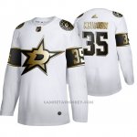 Camiseta Hockey Dallas Stars Anton Khudobin Golden Edition Limited Blanco