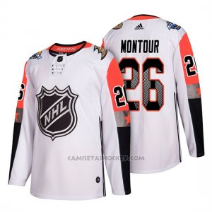 Camiseta Anaheim Ducks Brandon Montour 2018 All Star Blanco