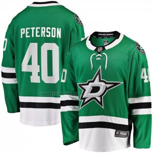 Camiseta Hockey Dallas Stars Jacob Peterson Primera Breakaway Verde
