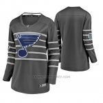 Camiseta Hockey Mujer St. Louis Blues Autentico 2020 All Star Gris