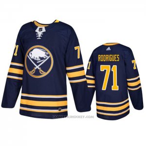Camiseta Hockey Buffalo Sabres Evan Rodrigues Primera Azul