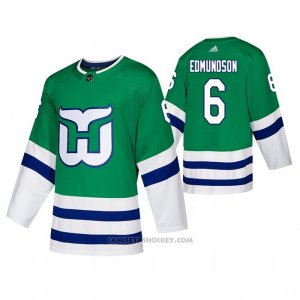 Camiseta Hockey Hartford Whalers Joel Edmundson Autentico Heritage Verde