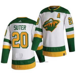 Camiseta Hockey Minnesota Wild Suter Blanco