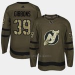 Camiseta New Jersey Devils Brian Gibbons Camo Salute To Servicejpg