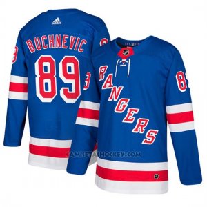 Camiseta New York Rangers Pavel Buchnevich Home Azul