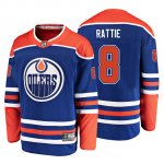 Camiseta Edmonton Oilers Ty Rattie Alternato Fanatics Breakaway Azul