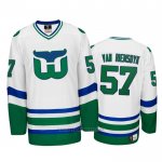 Camiseta Hockey Hartford Whalers Trevor Van Riemsdyk Heritage Throwback Blanco