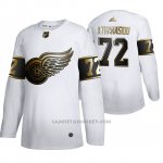 Camiseta Hockey Detroit Red Wings Andreas Athanasiou Golden Edition Autentico Blanco