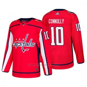 Camiseta Washington Capitals Brett Connolly Home Adidas Autentico Jugador Rojo