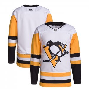 Camiseta Hockey Pittsburgh Penguins Segunda Primegreen Autentico Pro Blanco