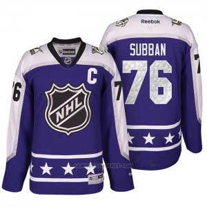 Camiseta Hockey Nashville Predators Pk Subban 76 2017 All Star Violeta