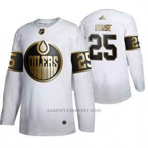 Camiseta Hockey Edmonton Oilers Darnell Nurse Golden Edition Limited Blanco