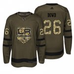 Camiseta Hockey Hombre Los Angeles Kings 26 Nic Dowd Verde Camo