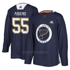 Camiseta St. Louis Blues Colton Parayko New Season Practice Azul