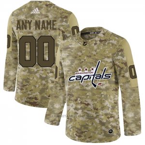 Camiseta Hockey Washington Capitals 2019 Personalizada Camuflaje