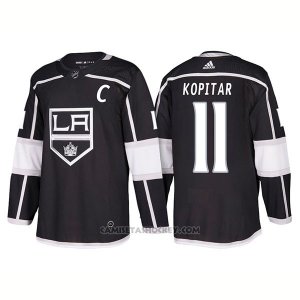Camiseta Hockey Hombre Los Angeles Kings 11 Anze Kopitar Home 2018 Negro