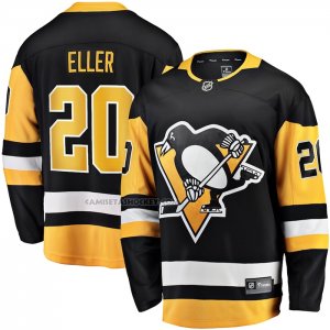 Camiseta Hockey Pittsburgh Penguins Lars Eller Primera Breakaway Negro