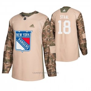 Camiseta Hockey New York Rangers Marc Staal Veterans Day Camuflaje