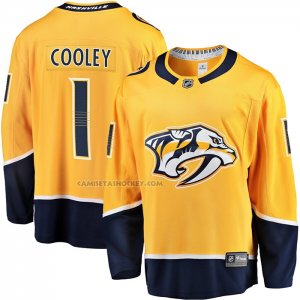 Camiseta Hockey Nashville Predators Devin Cooley Primera Breakaway Oro