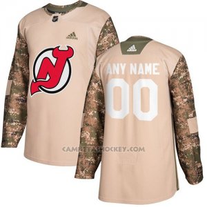 Camiseta Hockey Hombre New Jersey Devils Camo Autentico 2017 Veterans Day Stitched Personalizada