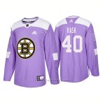 Camiseta Hockey Hombre Autentico Boston Bruins Tuukka Rask 2018 Hockey Fights Cancer Violeta