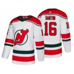 Camiseta New Jersey Devils Steven Santini Alternato Adidas Autentico Blanco