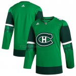 Camiseta Hockey Montreal Canadiens 2023 St. Patrick's Day Autentico Verde
