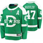 Camiseta Hockey Dallas Stars Alexander Radulov Breakaway Jugador 2020 Winter Classic Verde