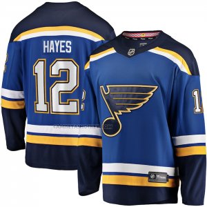 Camiseta Hockey St. Louis Blues Kevin Hayes Primera Breakaway Azul