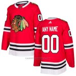 Camiseta Hockey Hombre Chicago Blackhawks Primera Personalizada Rojo