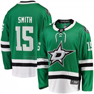 Camiseta Hockey Dallas Stars Craig Smith Primera Breakaway Verde