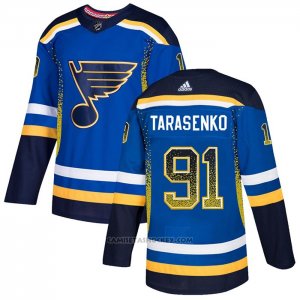 Camiseta Hockey St. Louis Blues Vladimir Tarasenko Drift Fashion Azul
