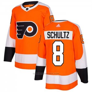 Camiseta Hockey Philadelphia Flyers Dave Schultz Primera Autentico Naranja