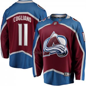 Camiseta Hockey Colorado Avalanche Andrew Cogliano Primera Breakaway Rojo