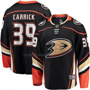 Camiseta Hockey Anaheim Ducks Sam Carrick Primera Breakaway Negro
