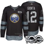 Camiseta Hockey Hombre Buffalo Sabres 12 Brian Gionta 2017 Centennial Limited Negro