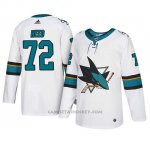 Camiseta San Jose Sharks Tim Heed Autentico Away Blanco