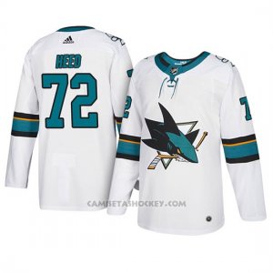 Camiseta San Jose Sharks Tim Heed Autentico Away Blanco